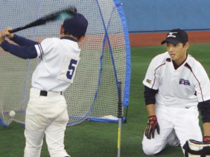 田口、斎藤、岡島がメジャー野球教室