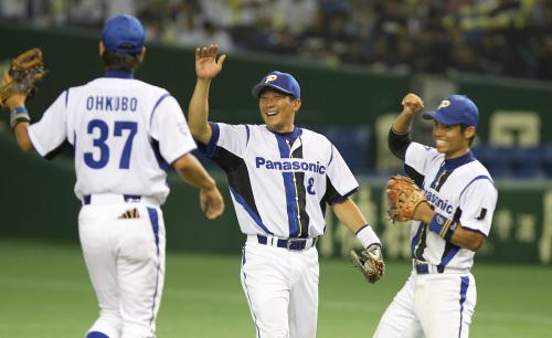 元阪神・梶原　逆転打！天国の松下名誉会長に白星送る