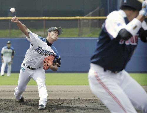 【画像・写真】ハム斎藤が実戦復帰　２回無失点「きょうをもって普通の２軍選手」