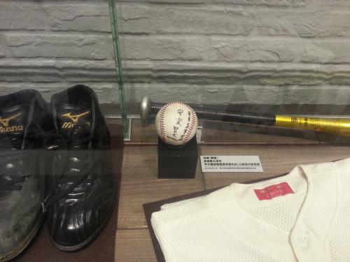 安楽　１５５キロボールが甲子園歴史館に展示された