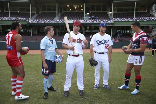 【画像・写真】メジャー豪州開幕戦　試合会場はクリケット場「ファウルゾーンの違いに驚いた」