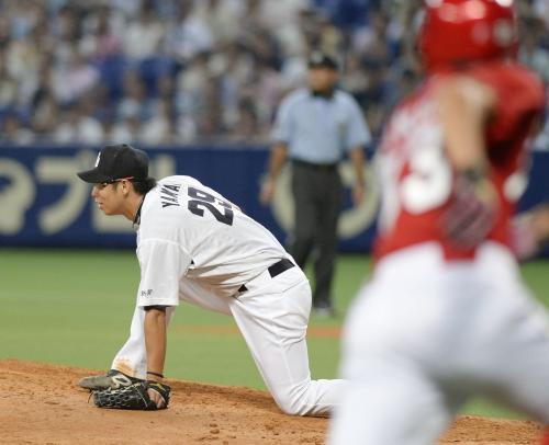 中日・山井　１６戦目の今季初黒星　開幕７連勝で止まる