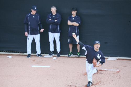 マー君４０球！松井氏来た！伝説652セーブ元守護神とも対面