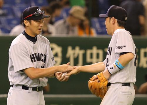 中日・山井　降板直後に再逆転３勝目　谷繁監督「気迫が野手にも…」