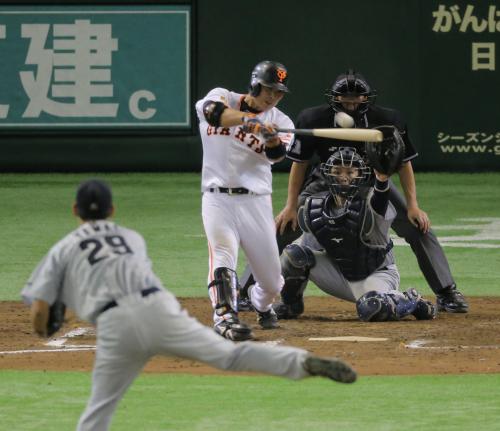 【画像・写真】阿部　復帰初安打でつなぎ一度は逆転も…「また頑張ります」