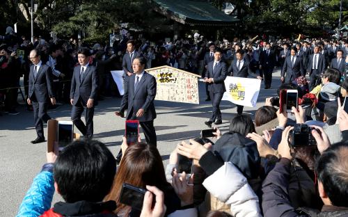 工藤監督ら３年連続日本一へ必勝祈願「思いは一緒」