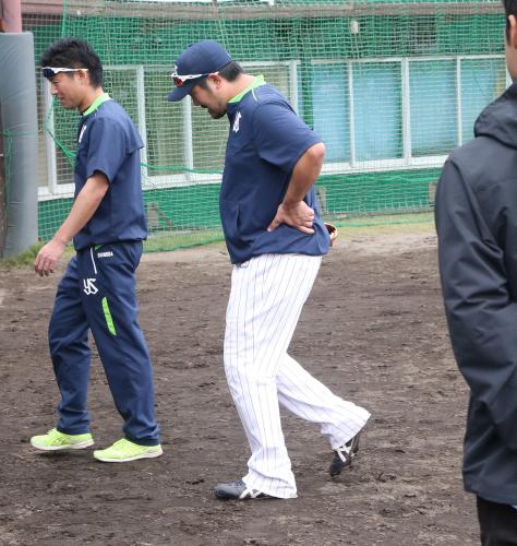 ヤクルト畠山　ぎっくり腰で離脱　当面、別メニューで調整へ