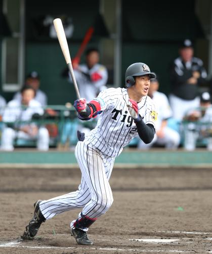 ２０歳の阪神・横田がまたアピール、マルチに「１打席１打席が勝負」