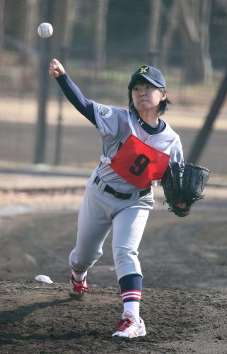 慶大野球部初の女子部員・川崎、代表入りへ闘志「力を出し切る」