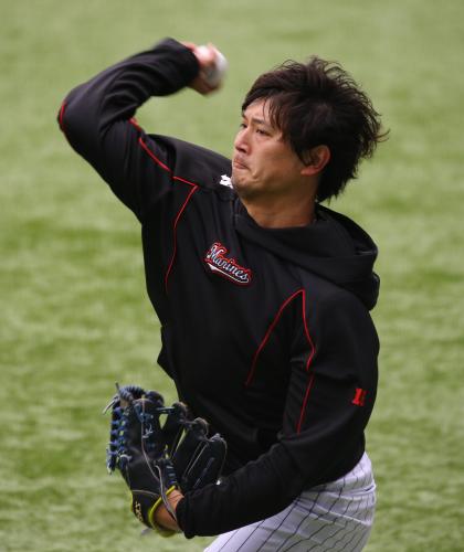 ロッテ涌井　大谷覚悟！「勝ったままマウンド降りる」