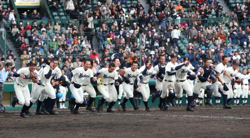 海星　春１勝　61年初出場から５度目挑戦でついに