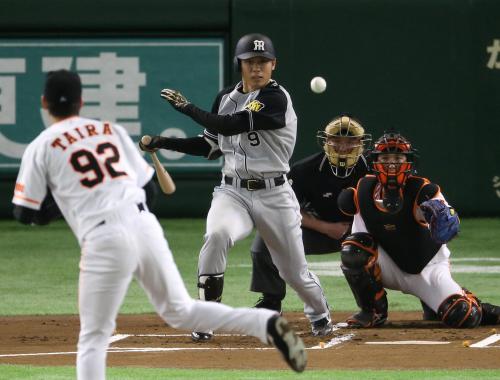 恐るべし虎１番・高山　リーグトップタイ18安打目　ヤク川端に並ぶ