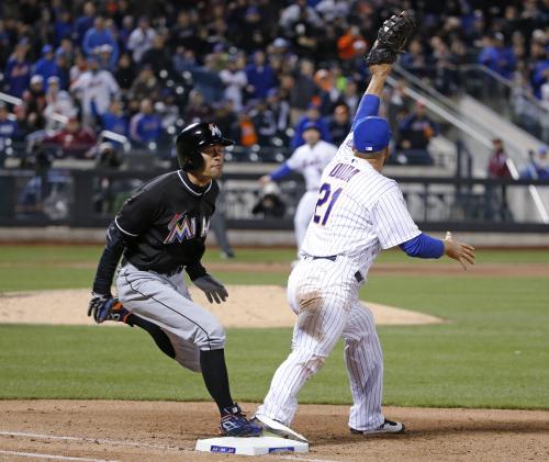 【画像・写真】イチロー告白「あれ、アウト」　今季初安打は二塁走者本塁憤死で“幸運”