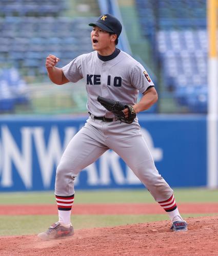 慶大・加藤拓１０回完封　１５５球から中１日で１５７球