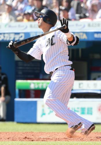 ロッテ　清田が同点２ラン、１６試合ぶりアーチ「完璧でした」