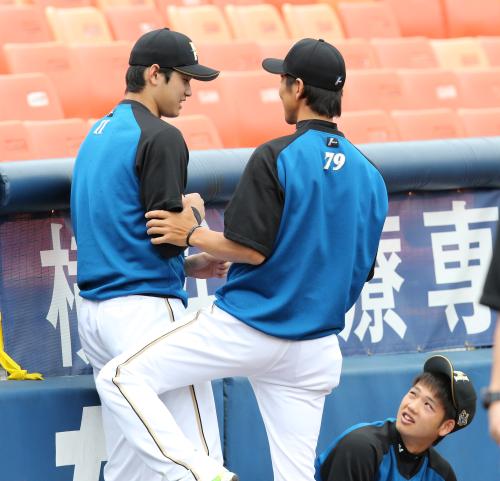 大谷　イチロー偉業に「凄いっす」　交流戦明けから有原と軸に