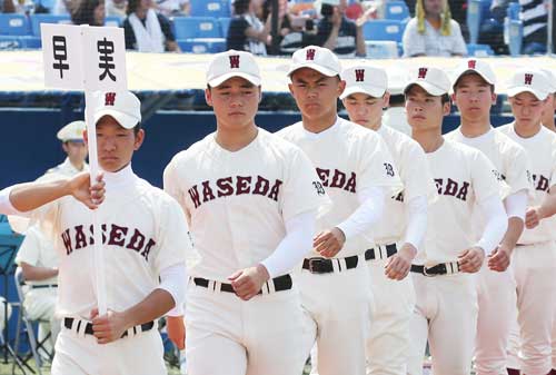 【画像・写真】【西東京】早実・清宮　開会式“主役”　アップ映像に２万人観衆沸く