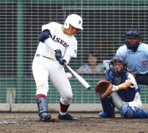 【画像・写真】【西東京】清宮３戦連発ならずも５回戦進出に貢献　６回に適時二塁打