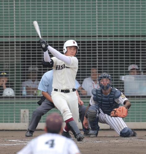 【西東京】早実・清宮弾で８強進出！４戦３発「甘い球を一発でとらえられた」