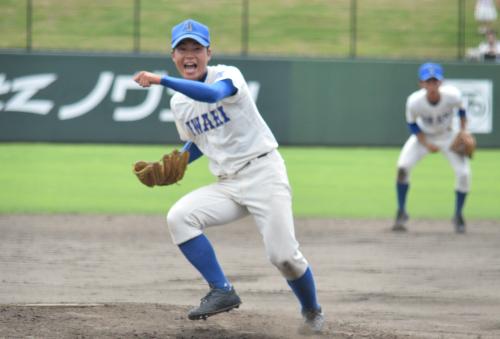 【福島】“進学校対決”は磐城に軍配、エース左腕戸田が課題克服