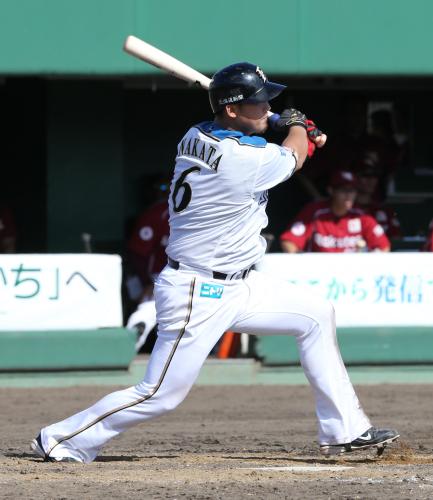 中田がお膳立て　大谷Ｖ弾直前に同点タイムリー