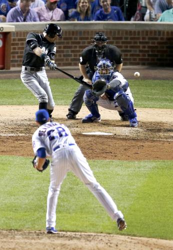 イチロー　代打で三直　敵地でもスタンディングオベーション