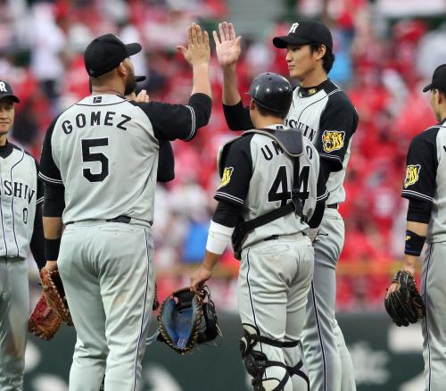 藤浪　完投で７勝目　３本塁打で援護