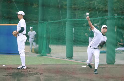 楽天ドラ２池田　正義と来年からライバル「チームは違うけど…」