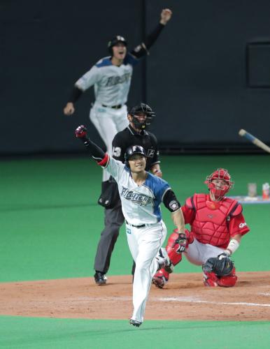 日本ハム　３連勝で王手！西川の劇的サヨナラ満塁本塁打！シリーズ史上２本目