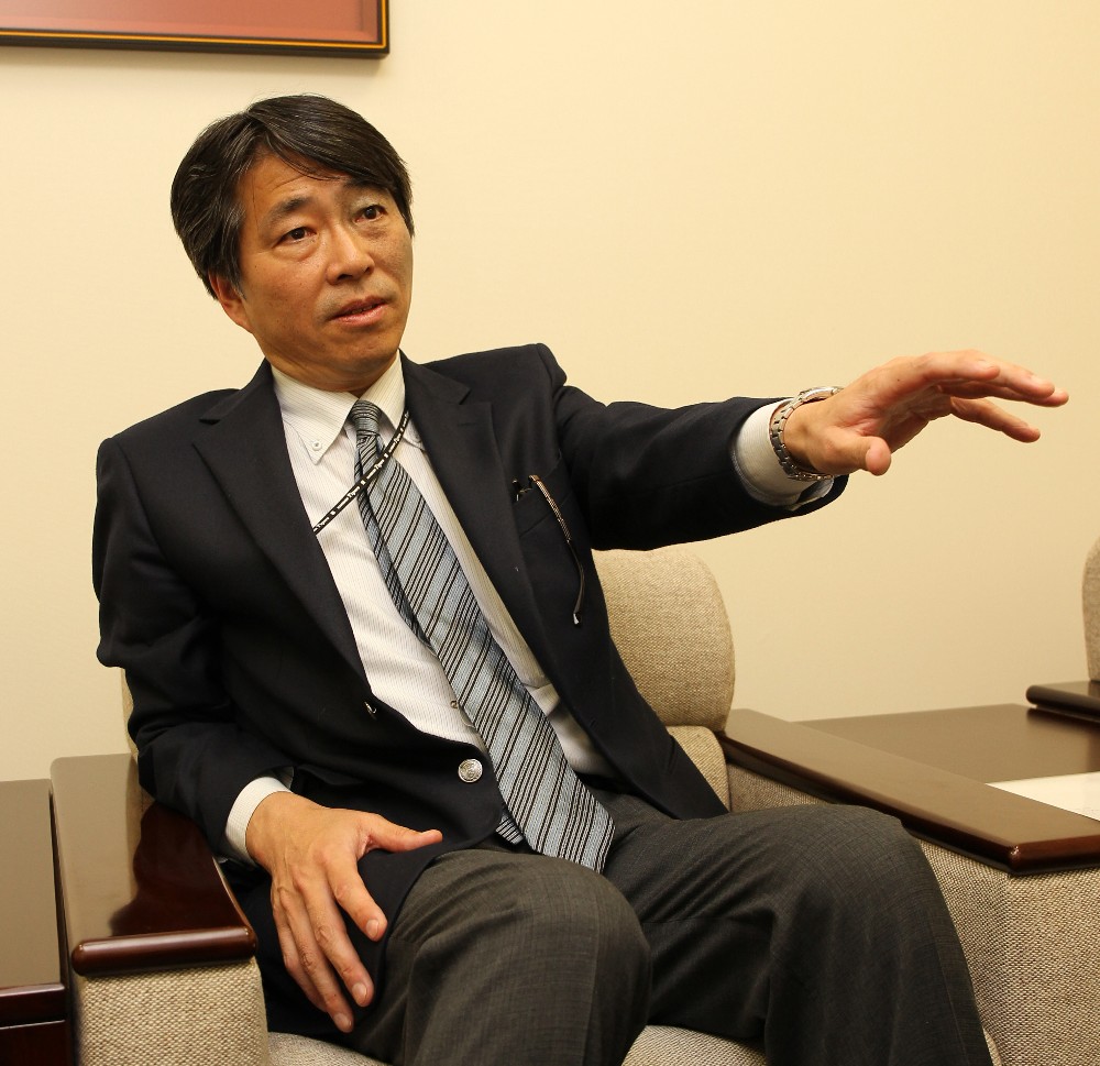 「阪神フロント」の確立が使命だと語る高野球団本部長