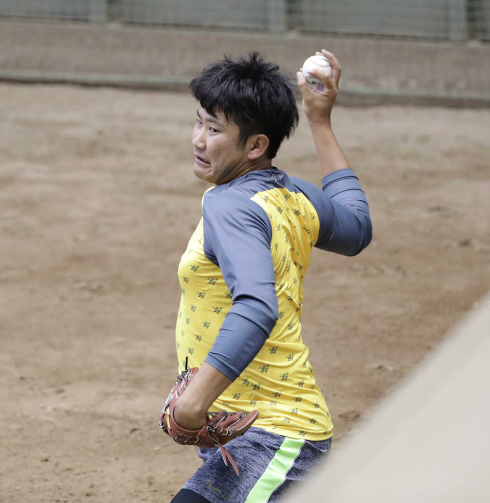 菅野“つかみ”はＯＫ　今季初ブルペンでＷＢＣ球投げた「対応できる」