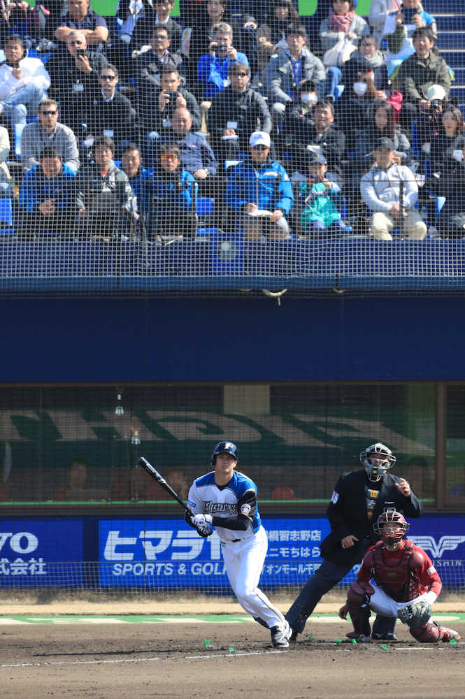 大谷　今季初実戦でいきなり復活弾！東北へ届け　開幕いけるぞ