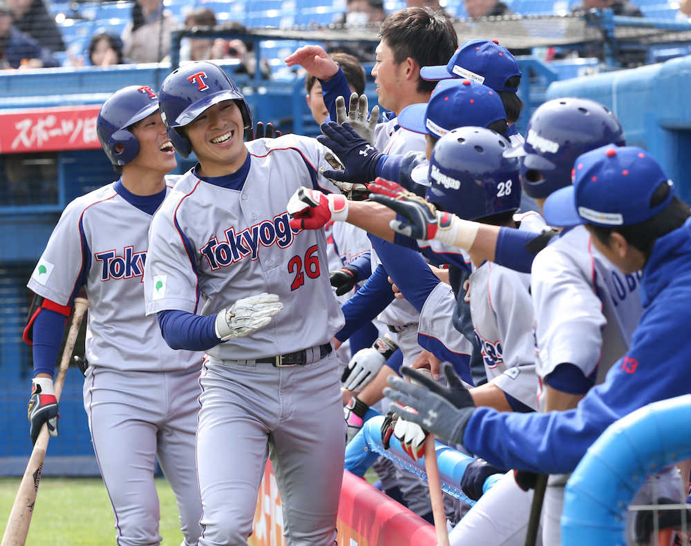 東京ガス　連勝！小野田４打点「懐かしい感じがした」