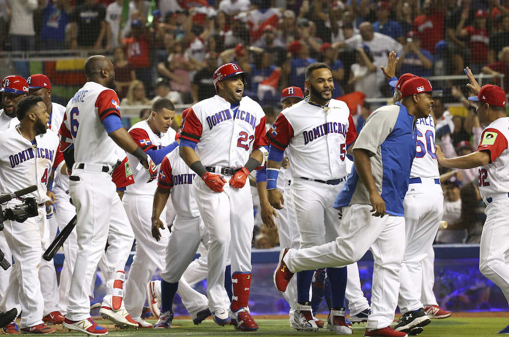 【画像・写真】ドミニカ共和国　米国撃破でＷＢＣ１０連勝　マーリンズ本拠史上最多観衆