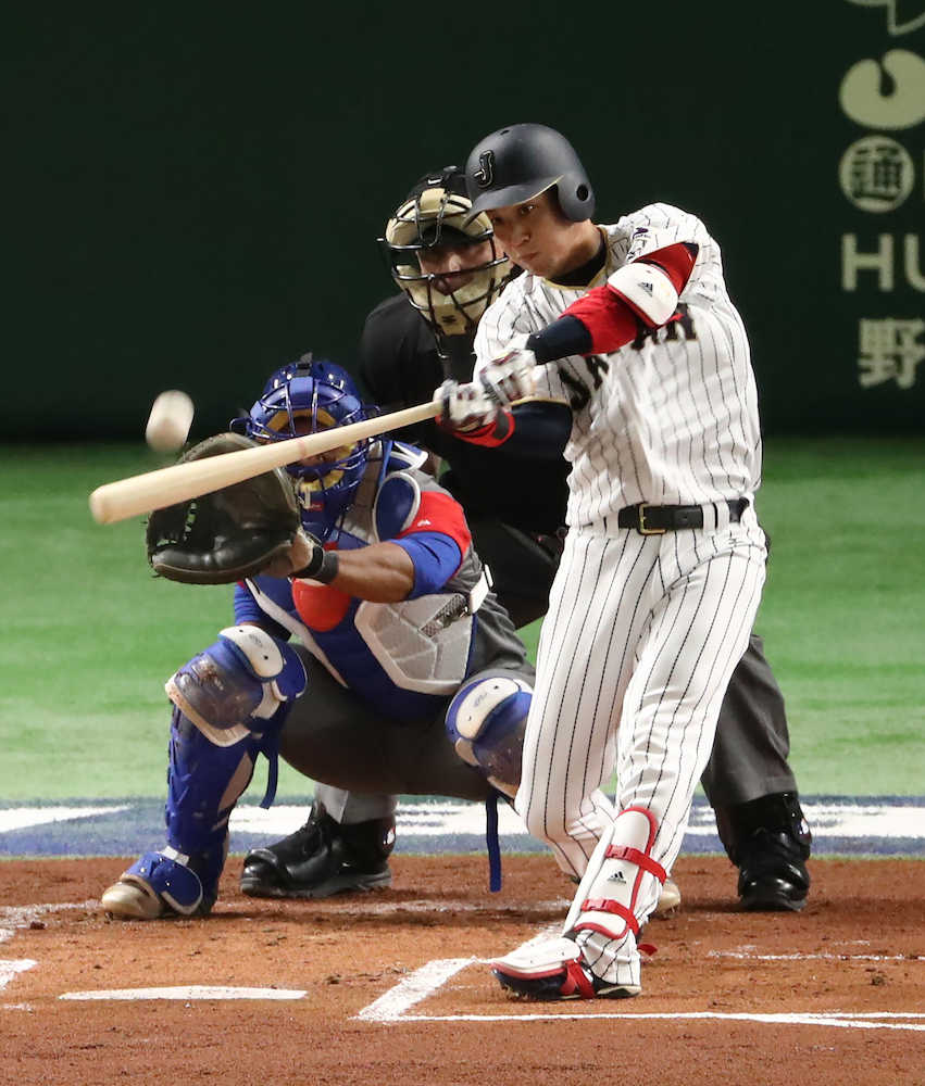 山田、先頭打者本塁打で侍ジャパン先制　ＷＢＣで日本人３人目