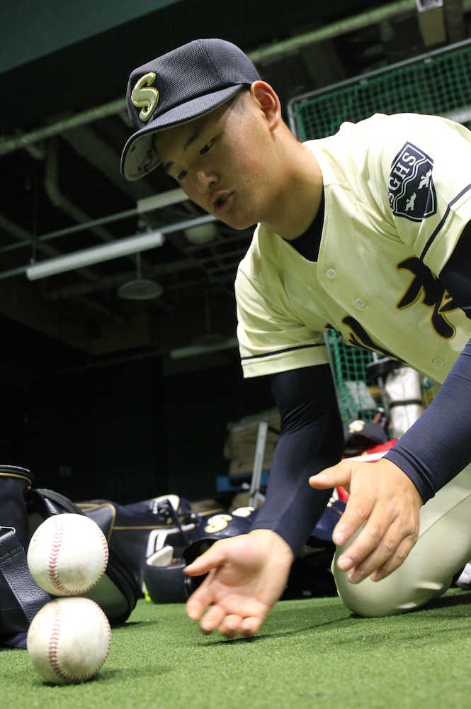 創志学園・山本主将　恵みの雨　前日にフェンス激突