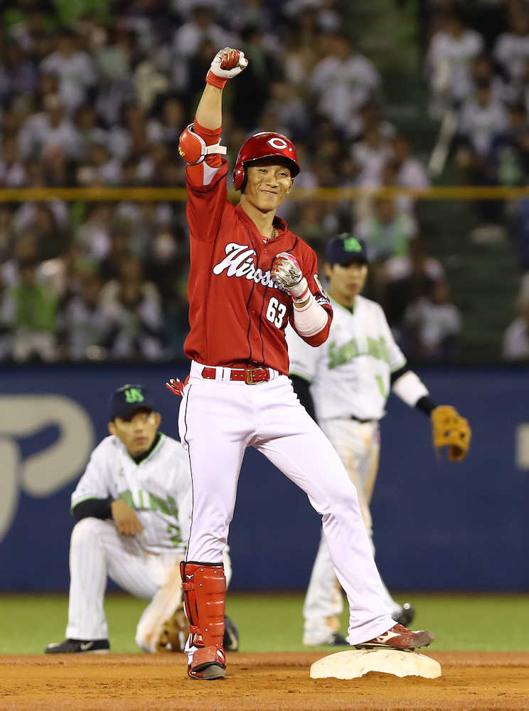 広島連敗４で止めた　代打・西川Ｖ２点二塁打「結果出てよかった」