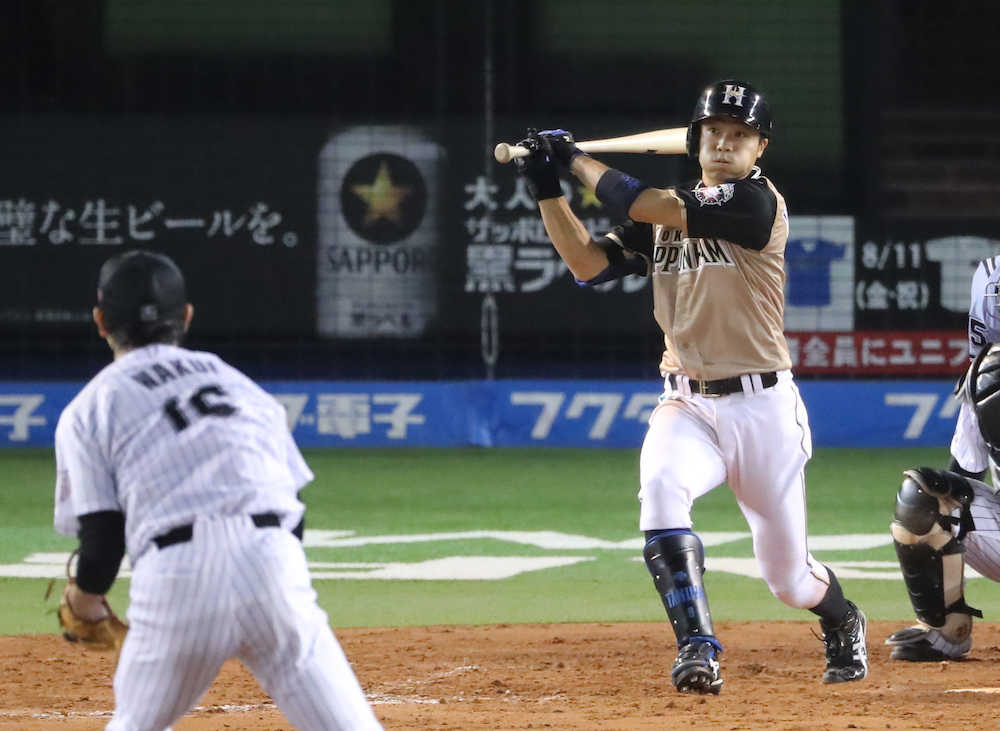 日本ハム　７回一挙６点で逆転勝ち　ロッテ・涌井突如崩れる