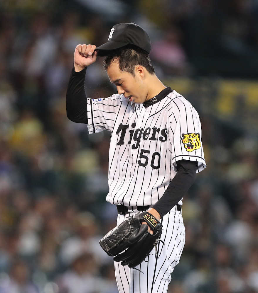 阪神・青柳、１イニング３死球のプロ野球ワーストタイ　阪神では初