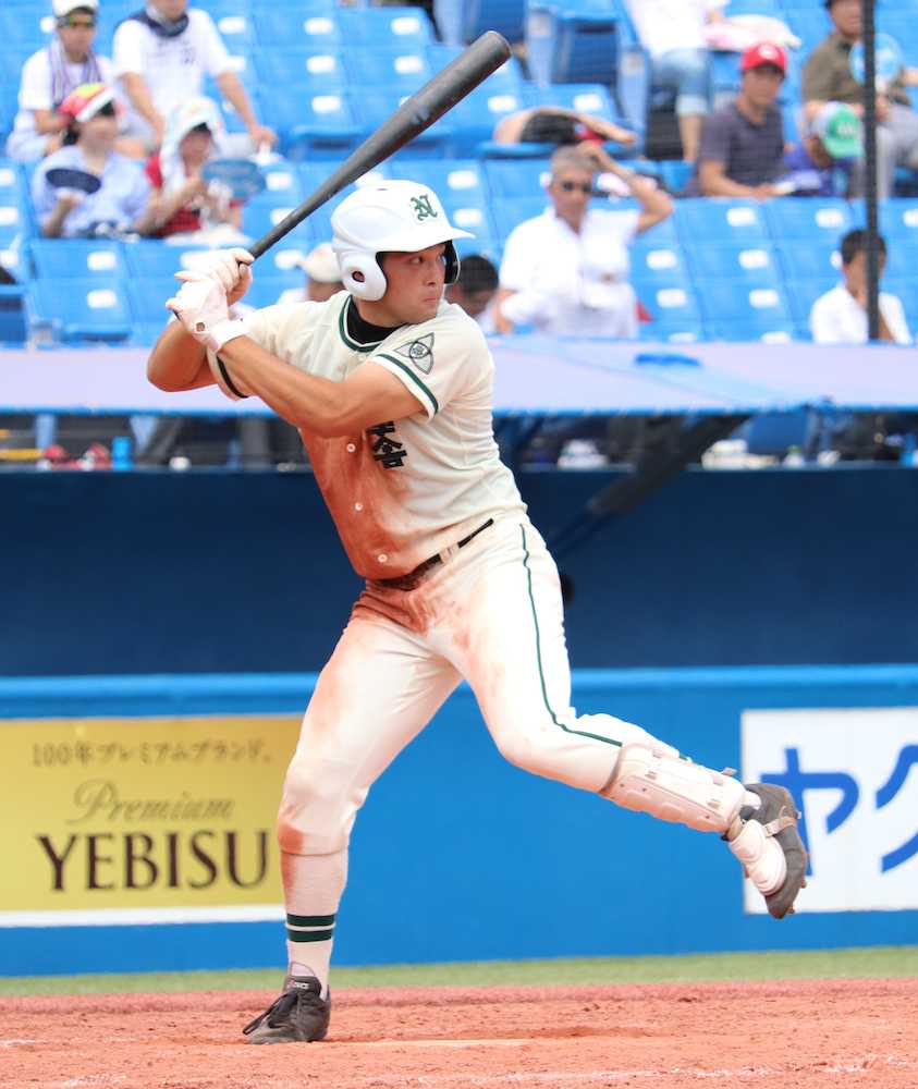 【東東京】第２シードの二松学舎大付が快勝　通算４７本塁打の永井が同点打