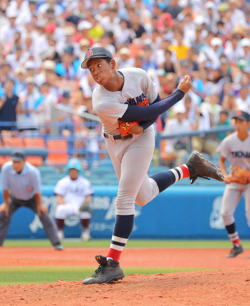 【神奈川】横浜５投手執念継投！万波ピンチで好救援＆及川も無失点