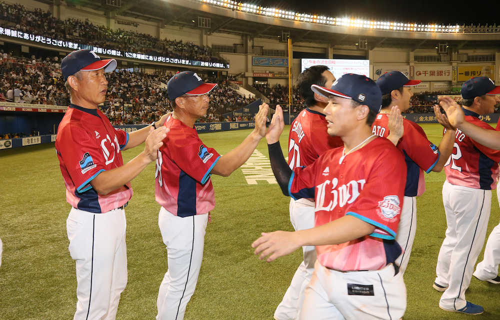 “赤獅子”西武が炎の７連勝　９回逆転呼んだ水口の「目」