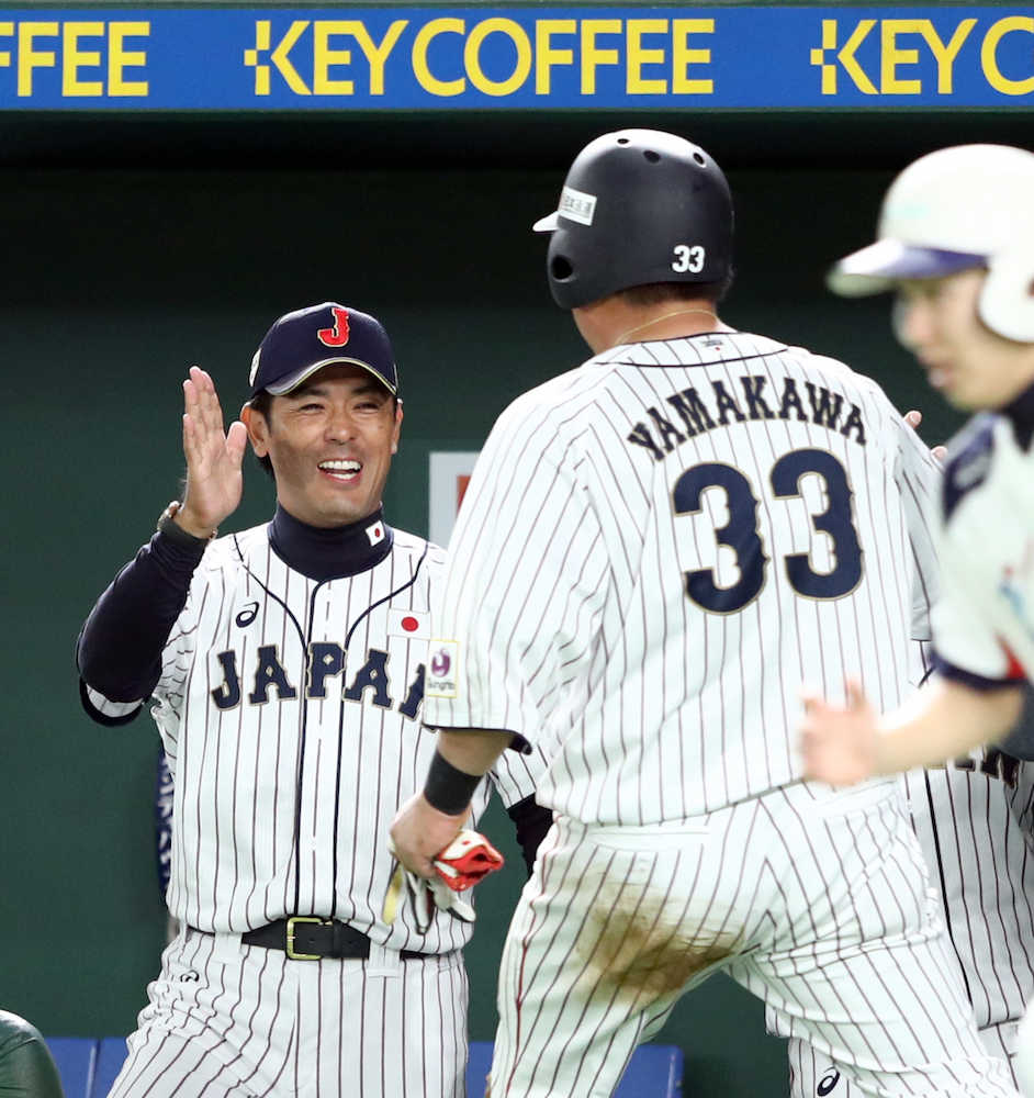 【画像・写真】稲葉Ｊ　無敗で初代アジア王者に　決勝は宿敵・韓国に７―０快勝