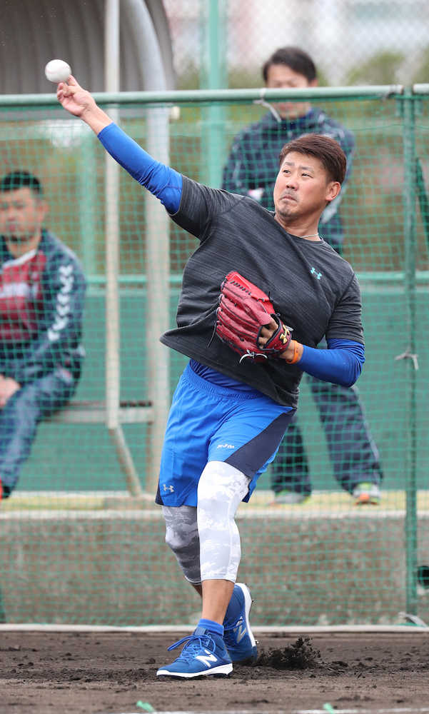 【画像・写真】松坂が合同自主トレに合流「すごく元気があって明るいチーム」