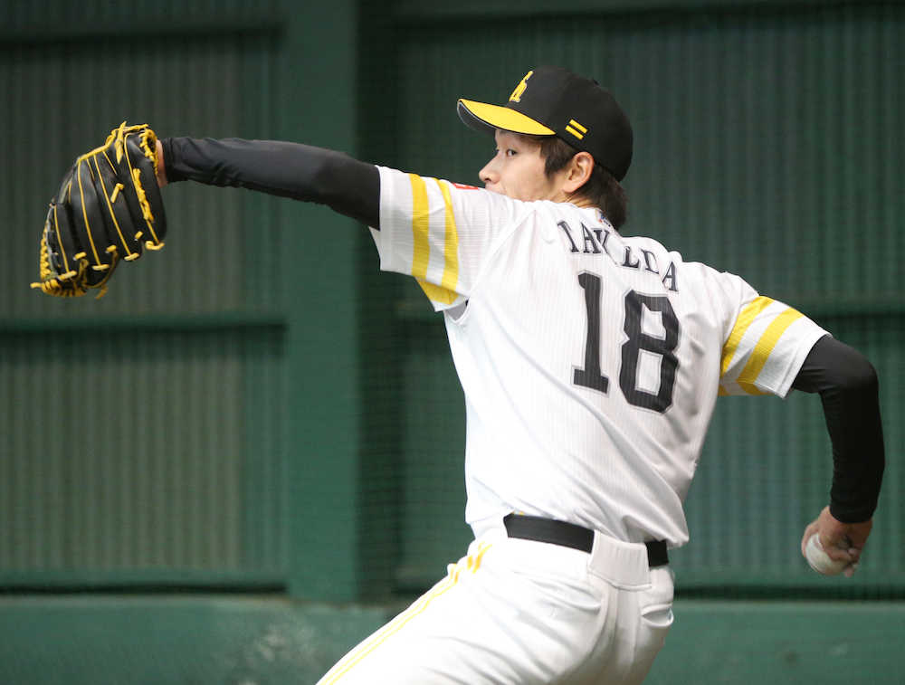 武田翔太投手　背番号１８「大事にしたい」　今季テーマは“カーブ復活”