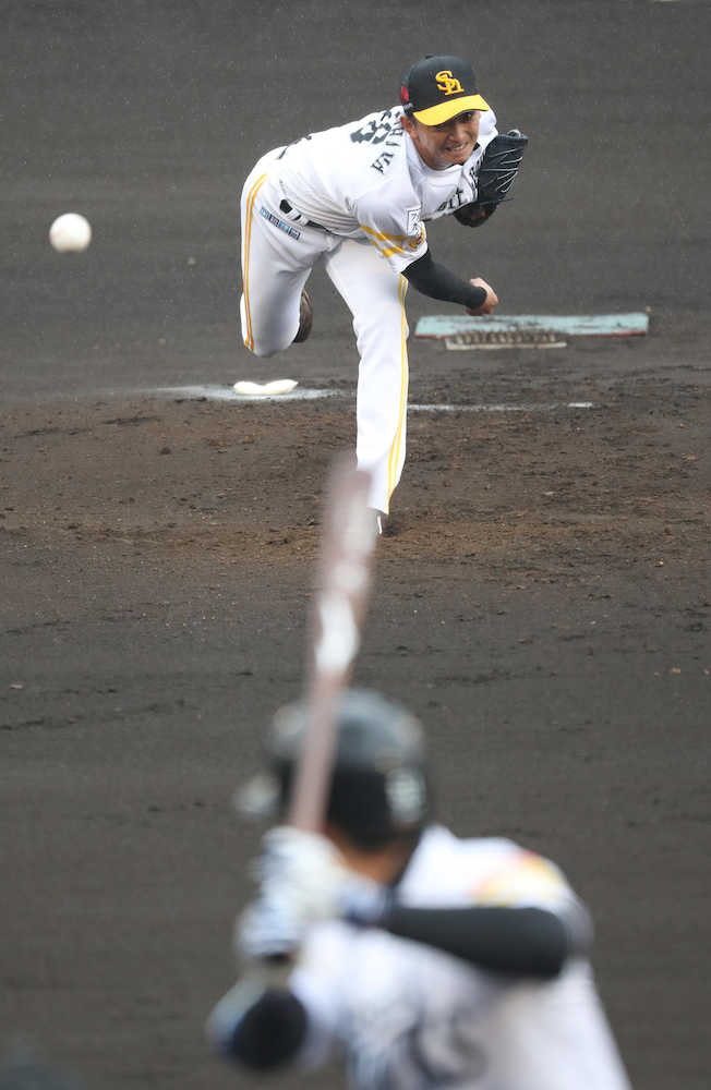 東浜　左打者に外スラ試投「まだまだ全体的にレベルアップ」