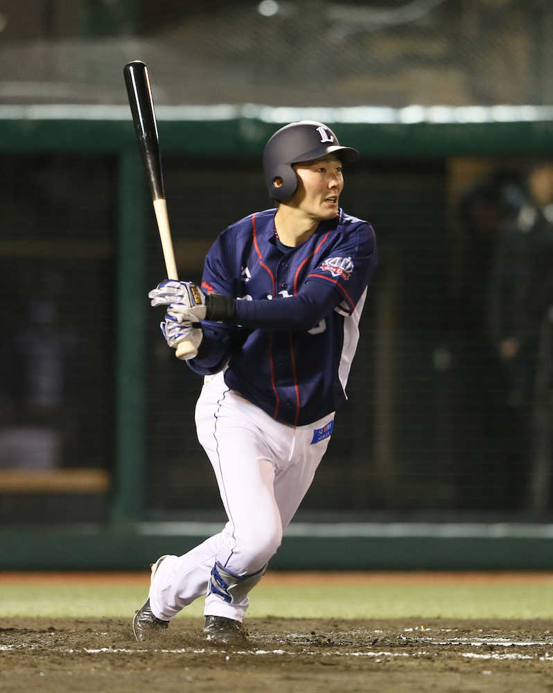 西武・源田Ｖ打　リーグトップ１２打点「流れに乗っていけた」