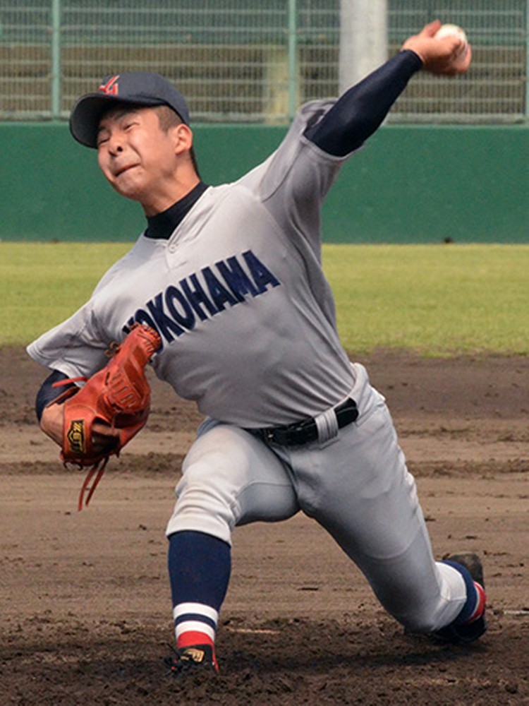 日本航空石川との練習試合で７回４安打１失点の横浜・板川