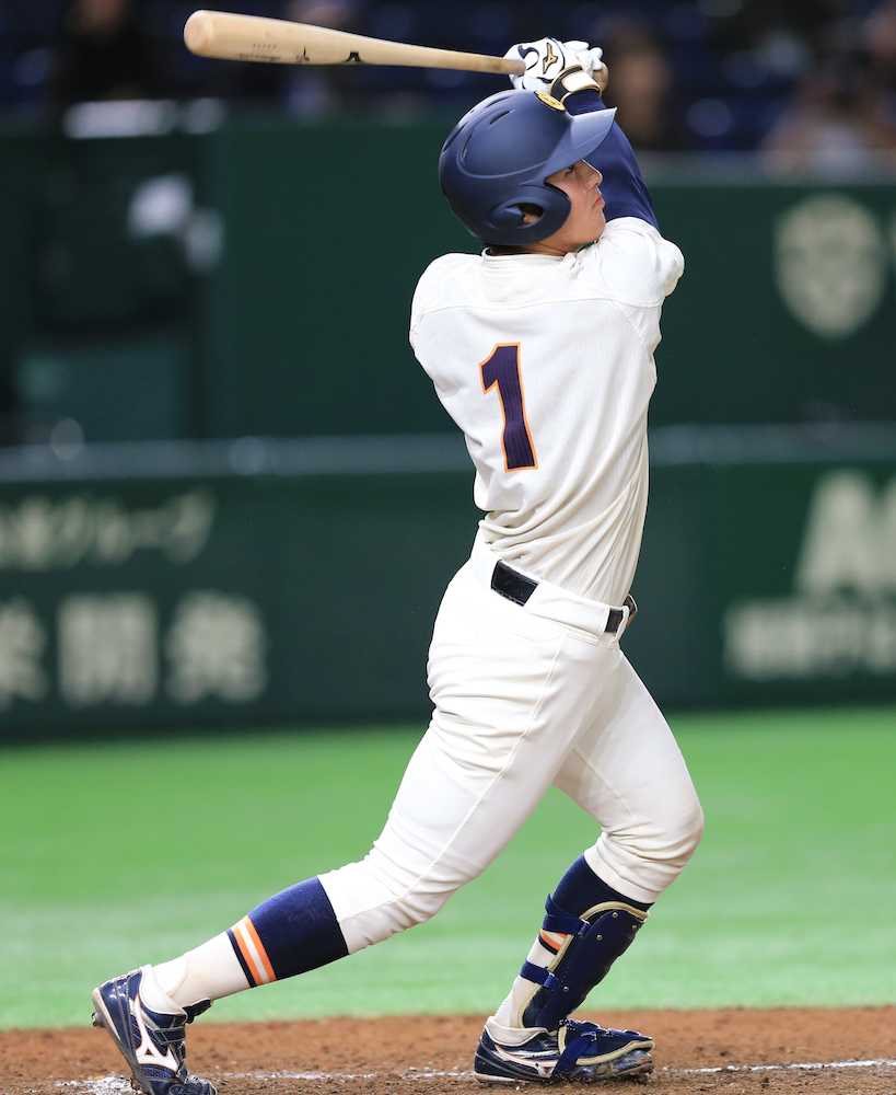 大商大のプロ注・太田　昨年４三振の天敵から二塁打２本でコールド演出