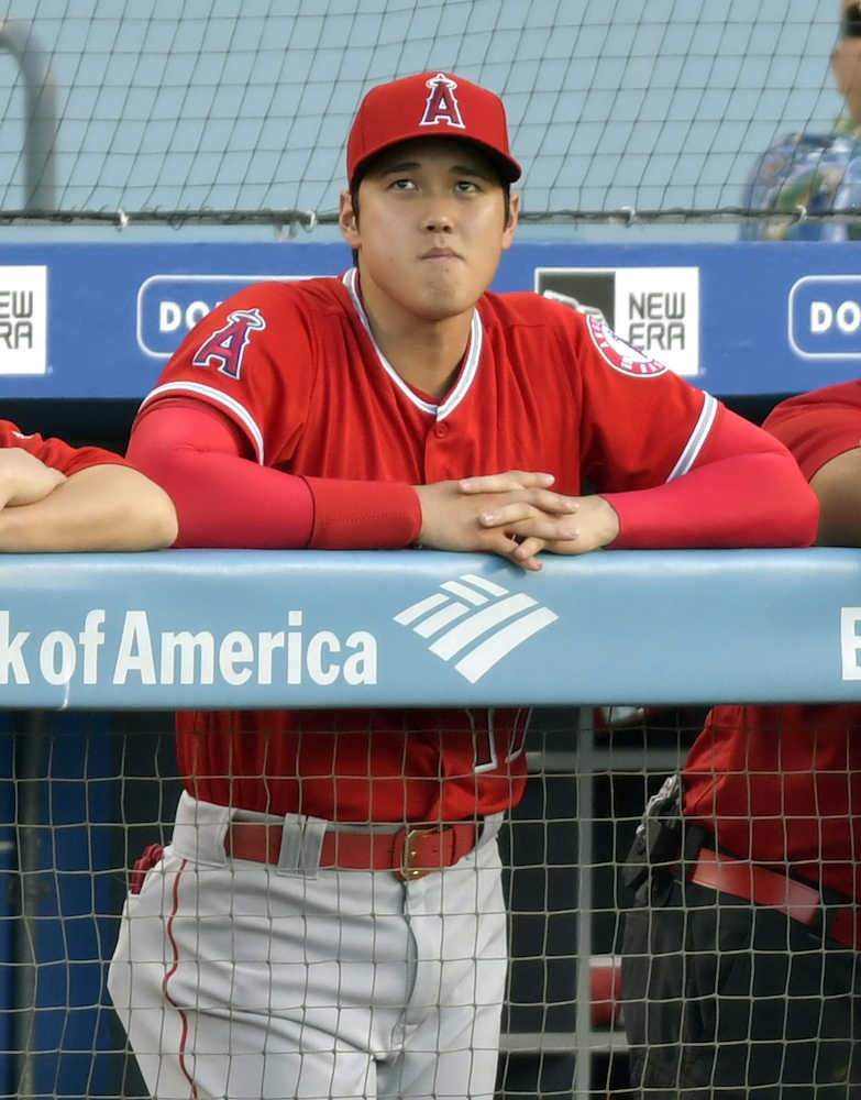 【画像・写真】大谷また左腕撃ち二塁打！９回代打で同点機演出も…エンゼルス敗れる